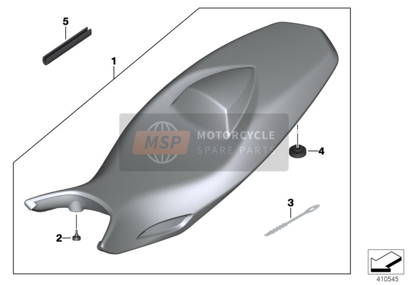 BMW F 800 R (0217,0227) 2006 Siège banquette 2 pour un 2006 BMW F 800 R (0217,0227)