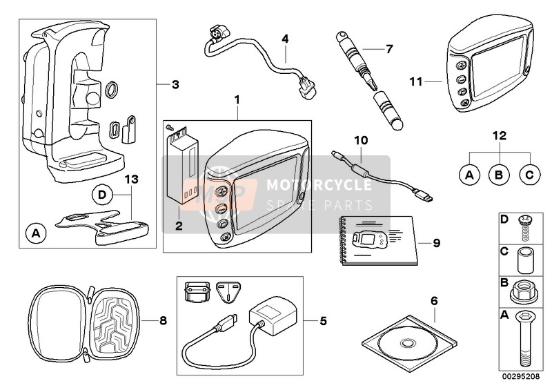 72607711166, Sostegno Distanziatore, BMW, 1