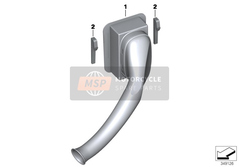 BMW F 800 R (0217,0227) 2005 Tronchetto di aspirazione per un 2005 BMW F 800 R (0217,0227)