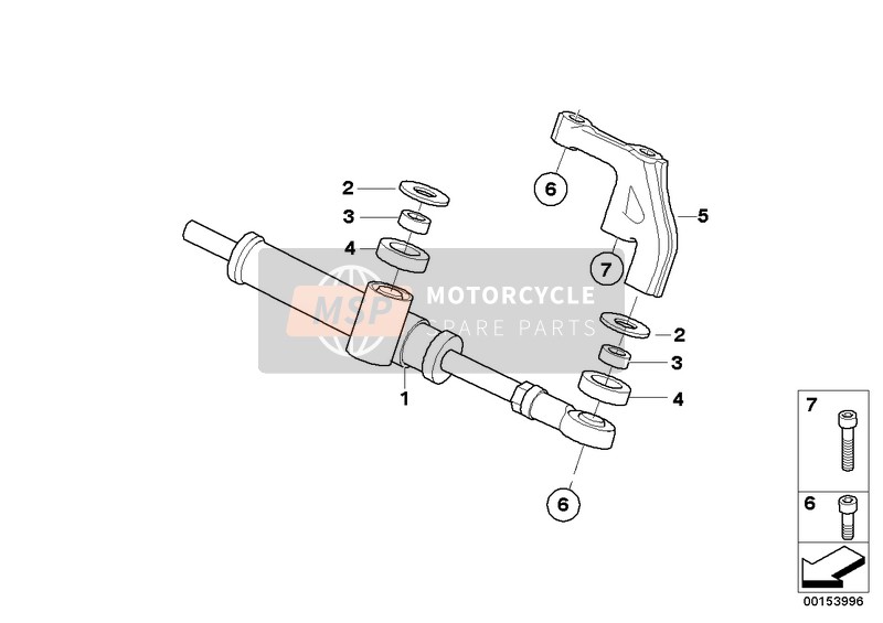 BMW F 800 R (0217,0227) 2014 Amortisseur de direction pour un 2014 BMW F 800 R (0217,0227)