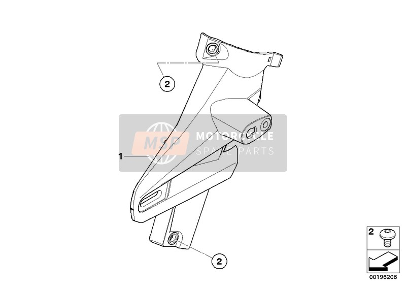 BMW F 800 R (0217,0227) 2005 Koplamphouder voor een 2005 BMW F 800 R (0217,0227)