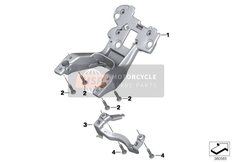 BMW F 800 R (0217,0227) 2006 Instrumententräger für ein 2006 BMW F 800 R (0217,0227)