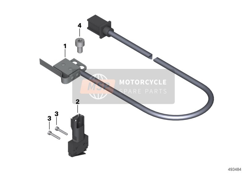 Interruptor luz de freno pedal de freno