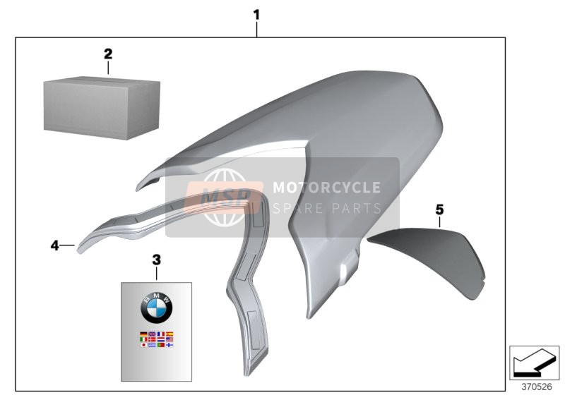 BMW F 800 S (0216,0226) 2010 Stool Cover 1 for a 2010 BMW F 800 S (0216,0226)