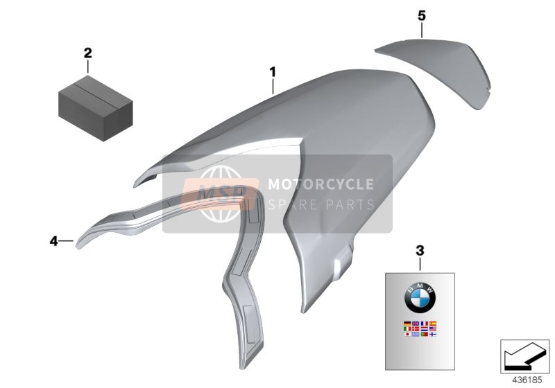 BMW F 800 S (0216,0226) 2006 Stool Cover 2 for a 2006 BMW F 800 S (0216,0226)