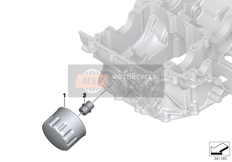 BMW F 800 ST (0234,0244) 2011 Oliefilter voor een 2011 BMW F 800 ST (0234,0244)