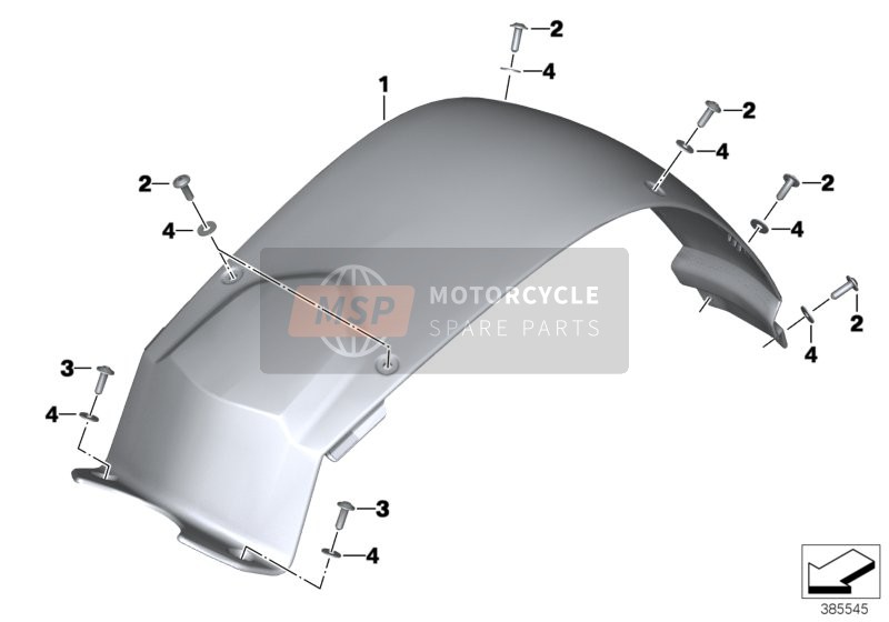 BMW F 800 ST (0234,0244) 2004 COVER AIRBOX for a 2004 BMW F 800 ST (0234,0244)