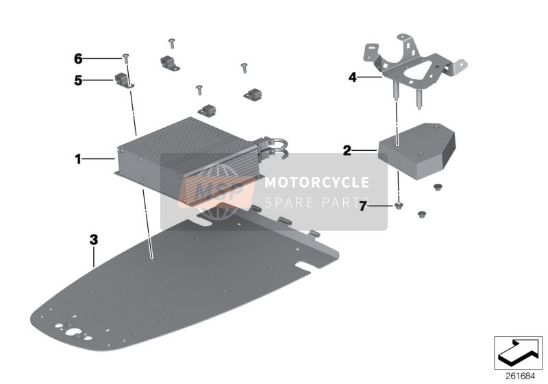 BMW F 850 GS (0B09, 0B19) 2017 Boordcomputer, Radiosysteem voor een 2017 BMW F 850 GS (0B09, 0B19)