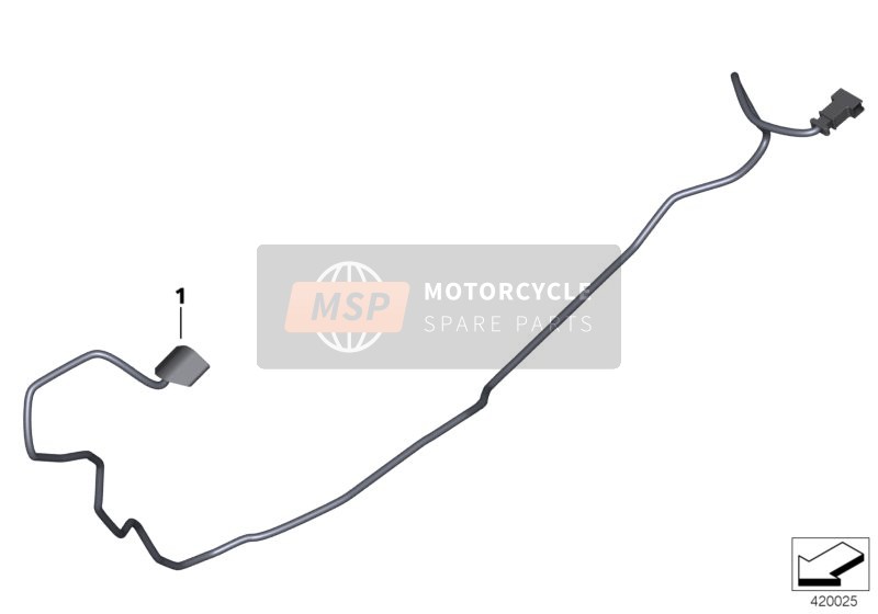 BMW F 850 GS (0B09, 0B19) 2017 Helmverbindingsaansluiting voor een 2017 BMW F 850 GS (0B09, 0B19)