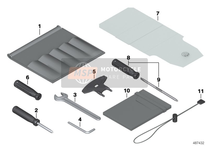 BMW F 850 GS (0B09, 0B19) 2018 Outils pour un 2018 BMW F 850 GS (0B09, 0B19)