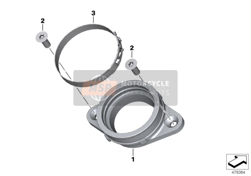 BMW F 850 GS (0B09, 0B19) 2018 Ansaugstutzen für ein 2018 BMW F 850 GS (0B09, 0B19)