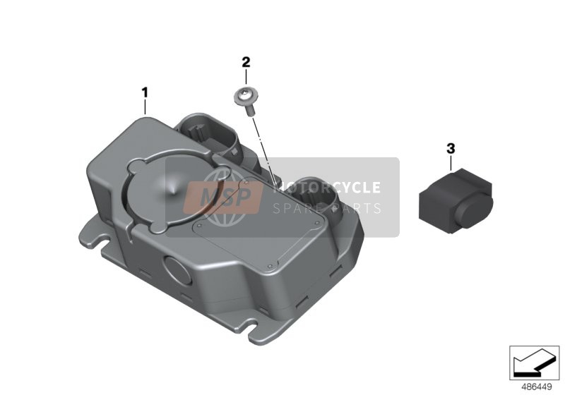 BMW F 850 GS (0B09, 0B19) 2019 Systèmes d'alarme pour un 2019 BMW F 850 GS (0B09, 0B19)