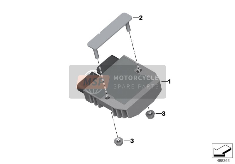 BMW F 850 GS (0B09, 0B19) 2017 Regolatore della tensione per un 2017 BMW F 850 GS (0B09, 0B19)