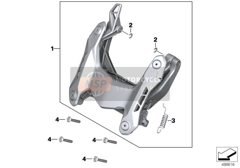 BMW F 850 GS Adve. (0K01, 0K03) 2018 Windschildverstellung für ein 2018 BMW F 850 GS Adve. (0K01, 0K03)