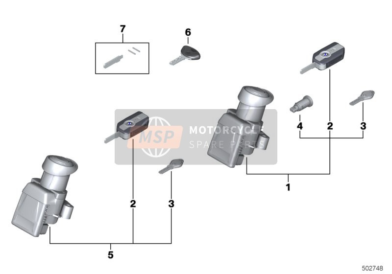 BMW F 900 R (0K11, 0K13) 2018 Single Key Locking for Keyless Ride for a 2018 BMW F 900 R (0K11, 0K13)