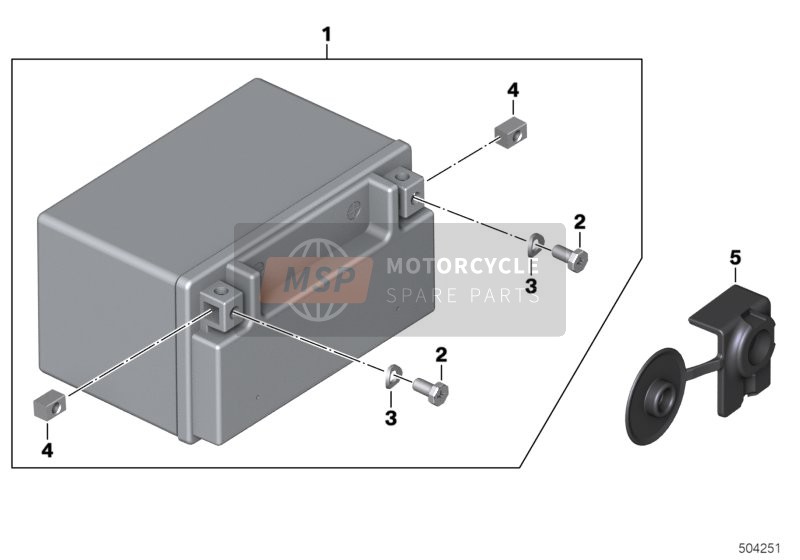 BMW F 900 R (0K11, 0K13) 2018 BATTERY AGM 1 for a 2018 BMW F 900 R (0K11, 0K13)