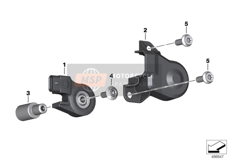 BMW F 900 R (0K11, 0K13) 2019 Schalter, Seitenständer für ein 2019 BMW F 900 R (0K11, 0K13)