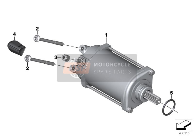 BMW F 900 R (0K11, 0K13) 2019 STARTER for a 2019 BMW F 900 R (0K11, 0K13)