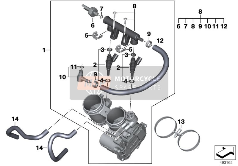 BMW F 900 R (0K11, 0K13) 2019 Throttle Valve and Actuator for a 2019 BMW F 900 R (0K11, 0K13)