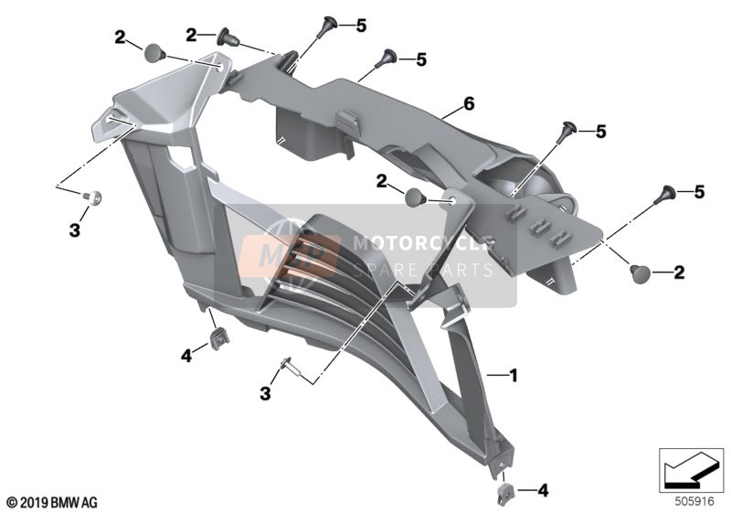 46638403878, Afvoerluchtgeleider Radiateur, BMW, 0