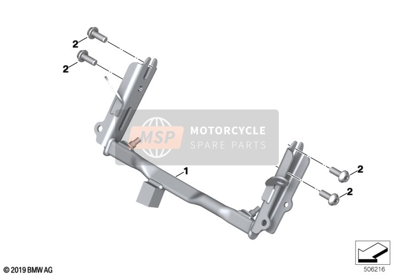 BMW F 900 XR (0K21, 0K23) 2018 HOLDER for a 2018 BMW F 900 XR (0K21, 0K23)