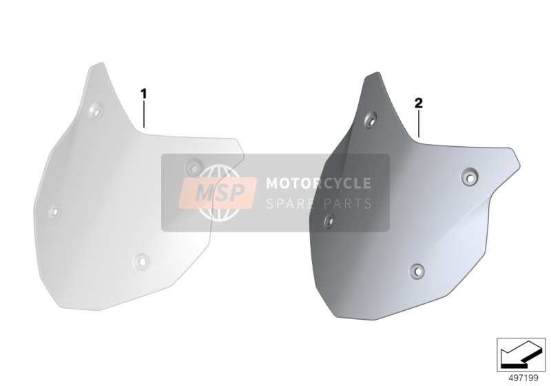 BMW F 900 XR A2 (0K41) 2018 SPORT WINDSCREEN for a 2018 BMW F 900 XR A2 (0K41)