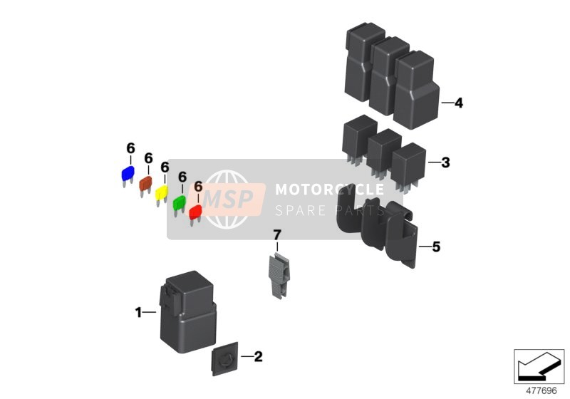 61131378964, Halter Steckverbindung Schwarz, BMW, 0