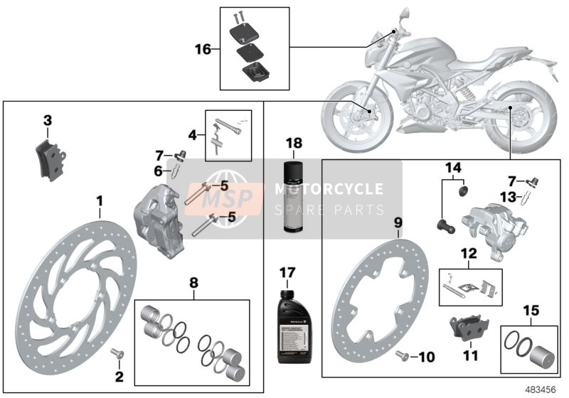 34118354919, Kit Pastiglie Del Freno Anteriore, BMW, 0