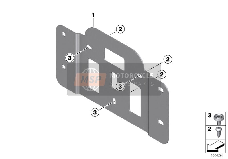 Number plate baseplate, India