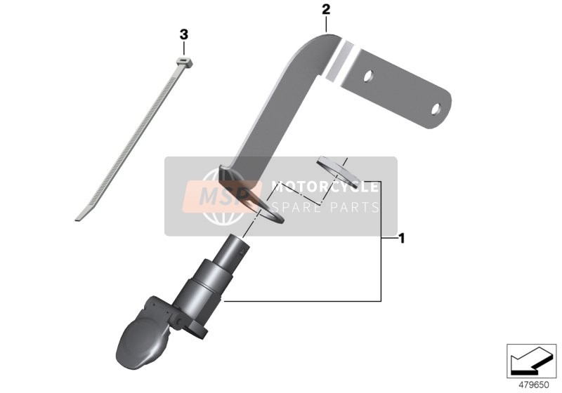 BMW G 310 R (0G01, 0G11) 2019 PLUG-IN SOCKET for a 2019 BMW G 310 R (0G01, 0G11)