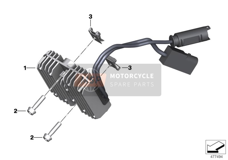 BMW G 310 R (0G01, 0G11) 2019 Régulateur de tension pour un 2019 BMW G 310 R (0G01, 0G11)