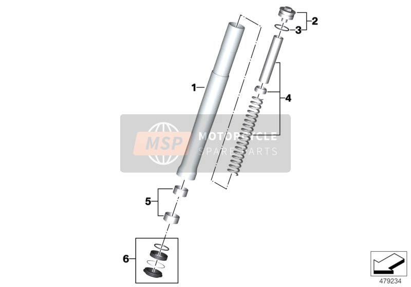 BMW G 310 R (0G01, 0G11) 2017 STANCHION for a 2017 BMW G 310 R (0G01, 0G11)