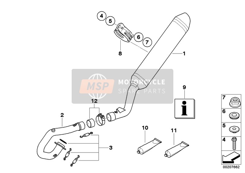 18217706410, Vite A Testa Esagon. Con Collare, BMW, 0