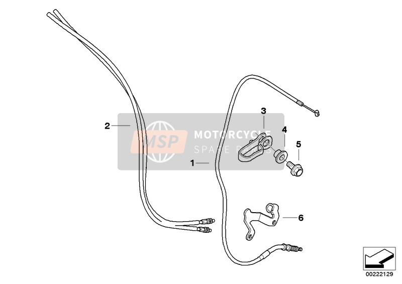 21217719444, Support Bearing For Bowden Cable, BMW, 0