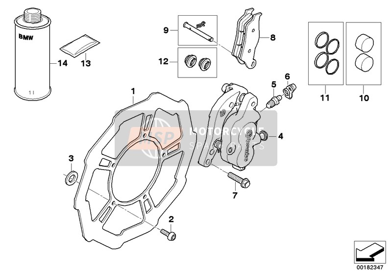 FRONT WHEEL BRAKE