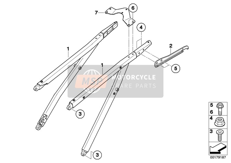 46517710885, Frame Left, BMW, 0