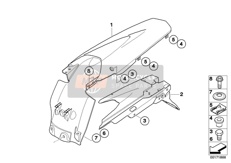 46637720038, Zeskantige Schroef, BMW, 1