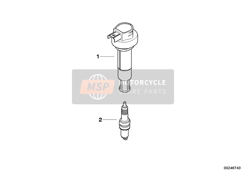 BMW G 650 GS 11 (0188,0189) 2013 IGNITION SYSTEM for a 2013 BMW G 650 GS 11 (0188,0189)