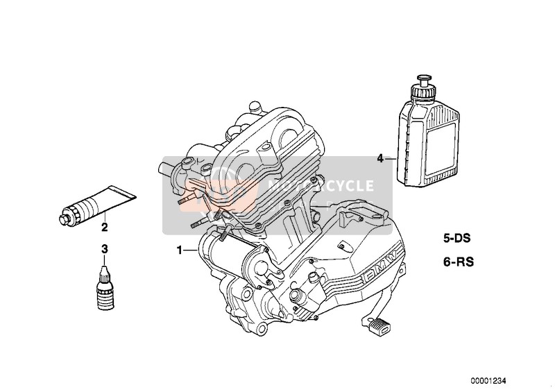 BMW G 650 GS 11 (0188,0189) 2015 Motor voor een 2015 BMW G 650 GS 11 (0188,0189)