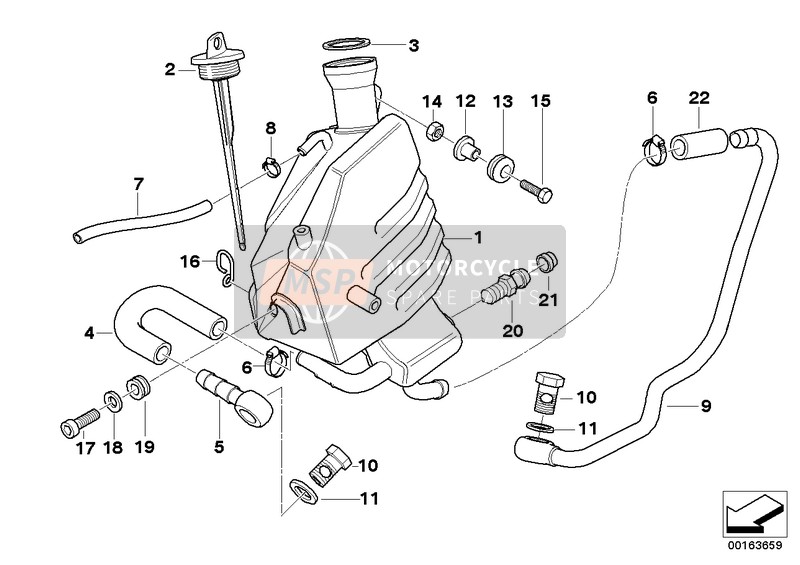 LUBRICATION SYST., OIL TANK