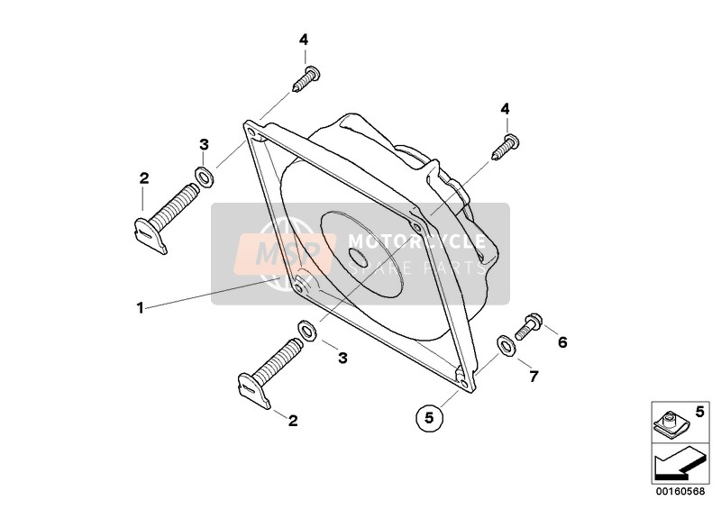 BMW G 650 Xcountry 07 (0164,0194) 2007 FAN for a 2007 BMW G 650 Xcountry 07 (0164,0194)