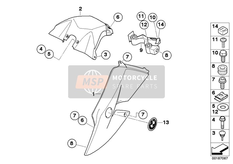 FAIRING SIDE SECTION