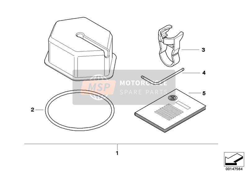 BMW HP 2 Enduro (0369,0389) 2005 EMERGENCY KIT for a 2005 BMW HP 2 Enduro (0369,0389)