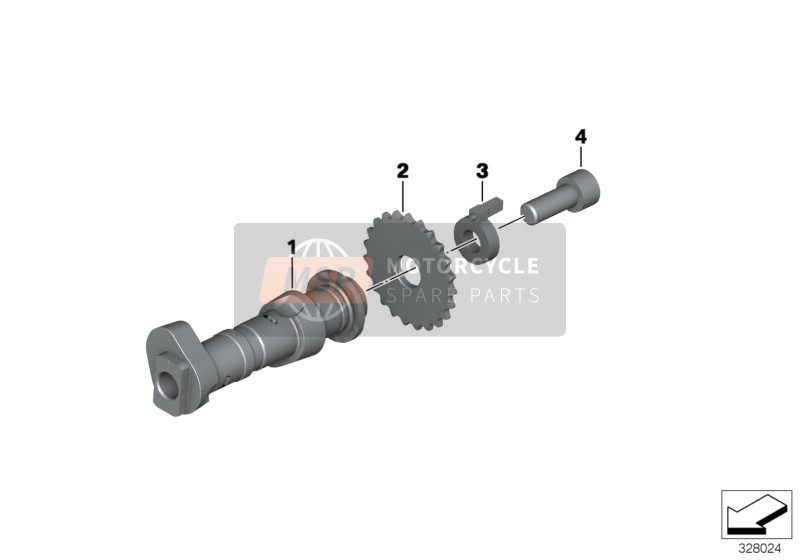 BMW HP 2 Enduro (0369,0389) 2004 CAMSHAFT for a 2004 BMW HP 2 Enduro (0369,0389)