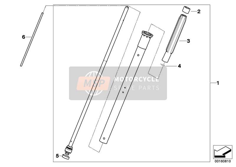 BMW HP 2 Enduro (0369,0389) 2004 Absorber for a 2004 BMW HP 2 Enduro (0369,0389)