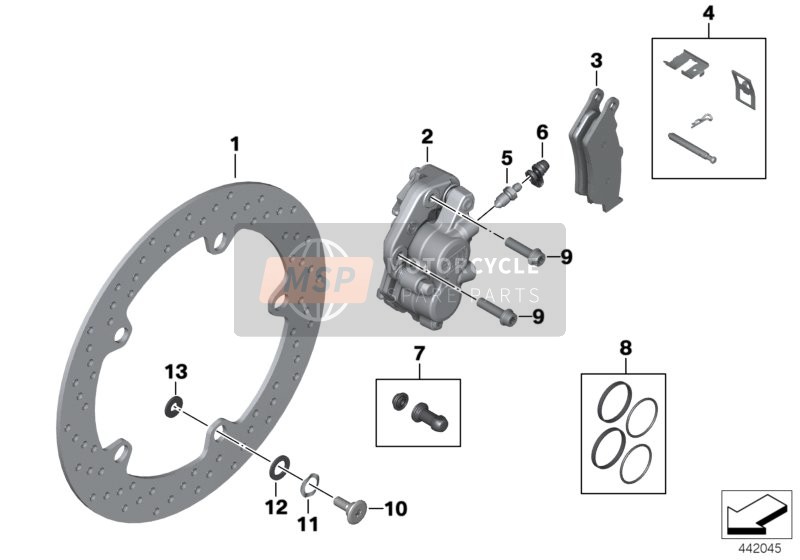 FRONT WHEEL BRAKE