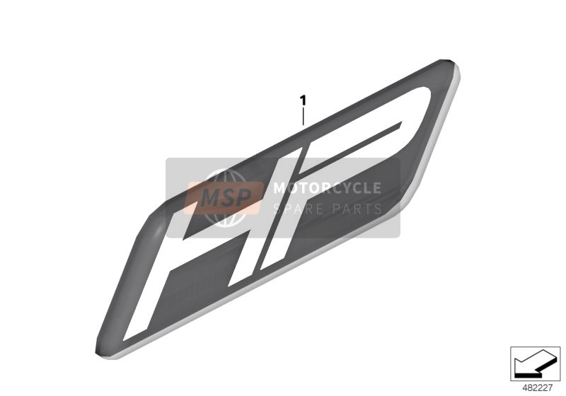 BMW HP 2 Megamoto (0310,0320) 2006 HP-Stickers voor een 2006 BMW HP 2 Megamoto (0310,0320)