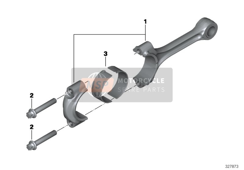 11247710918, Lagerschale Stangenseitig Blau, BMW, 0