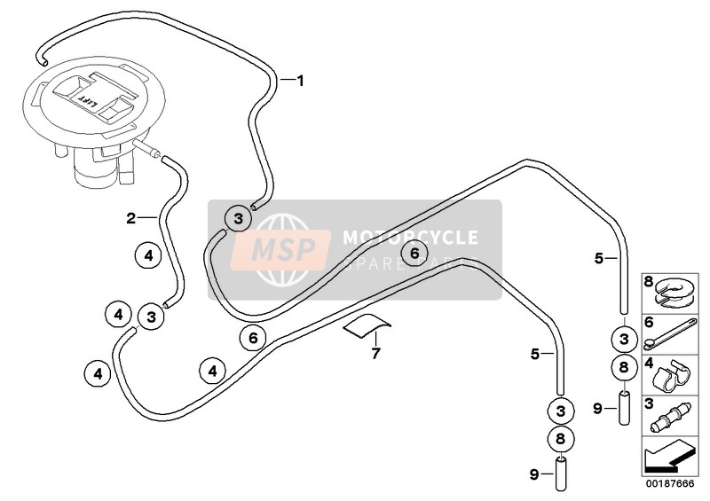 61661382908, Connection Piece, BMW, 2