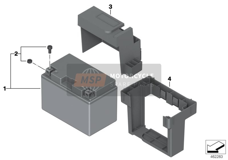 61218523690, Soporte De Bateria, BMW, 0